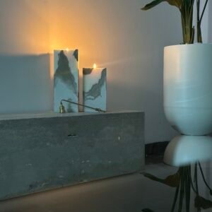 נר בטון – עיצוב ייחודי